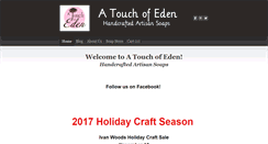Desktop Screenshot of a-touch-of-eden.com